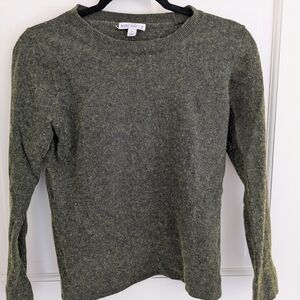 Women's Green J Crew Wool Sweater